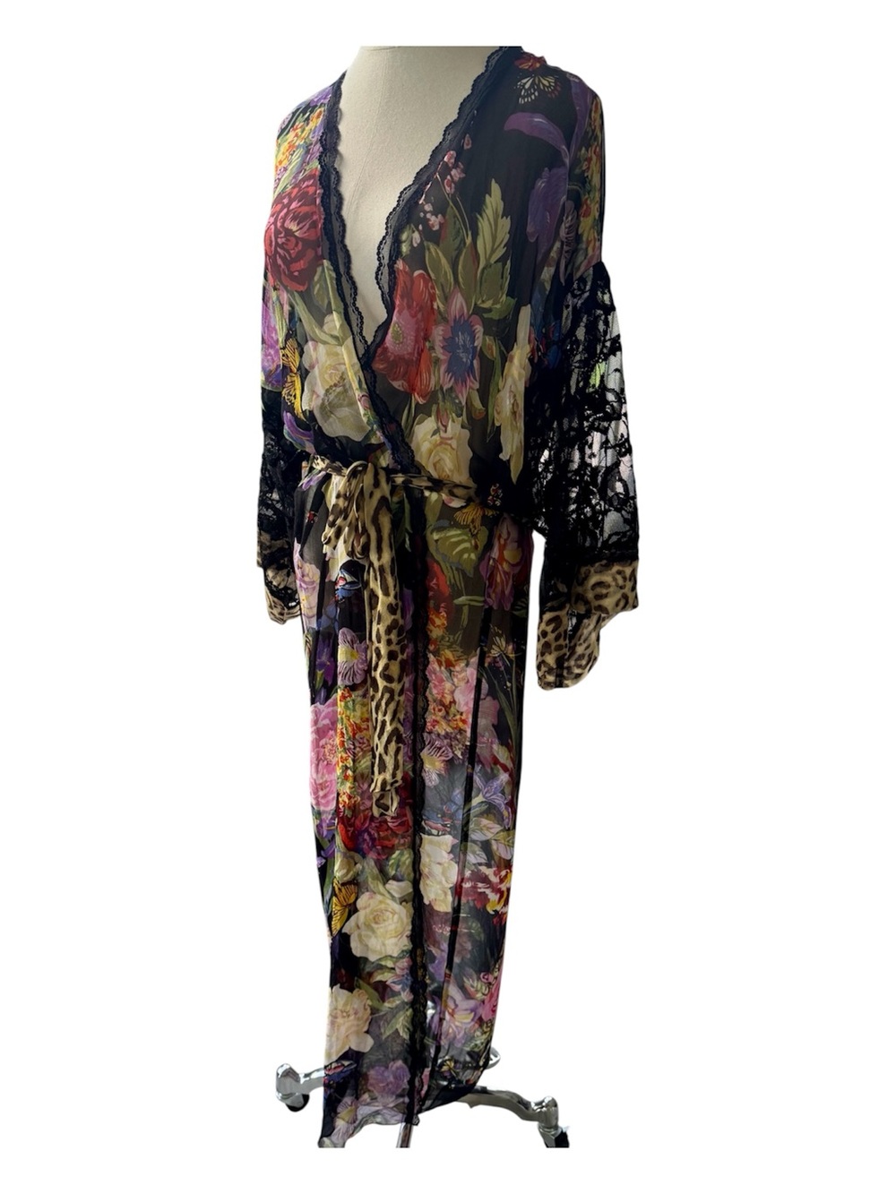 Vintage Jonquil by Diane Samandi for Neiman Marcus 100% Silk 2-Piece Set - Picture 5 of 14
